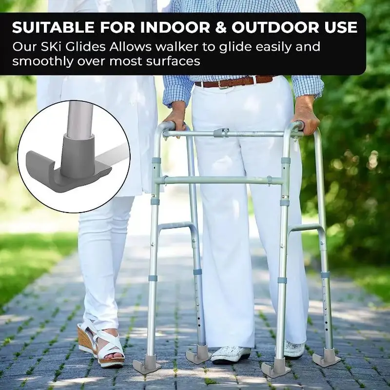 2Pcs Non-Slip End Ferrule Cap Bottom Walk Stick Pad Walking Pad Rubber Tip For Elderly Walking Aid Foot Cover Crutch Pad