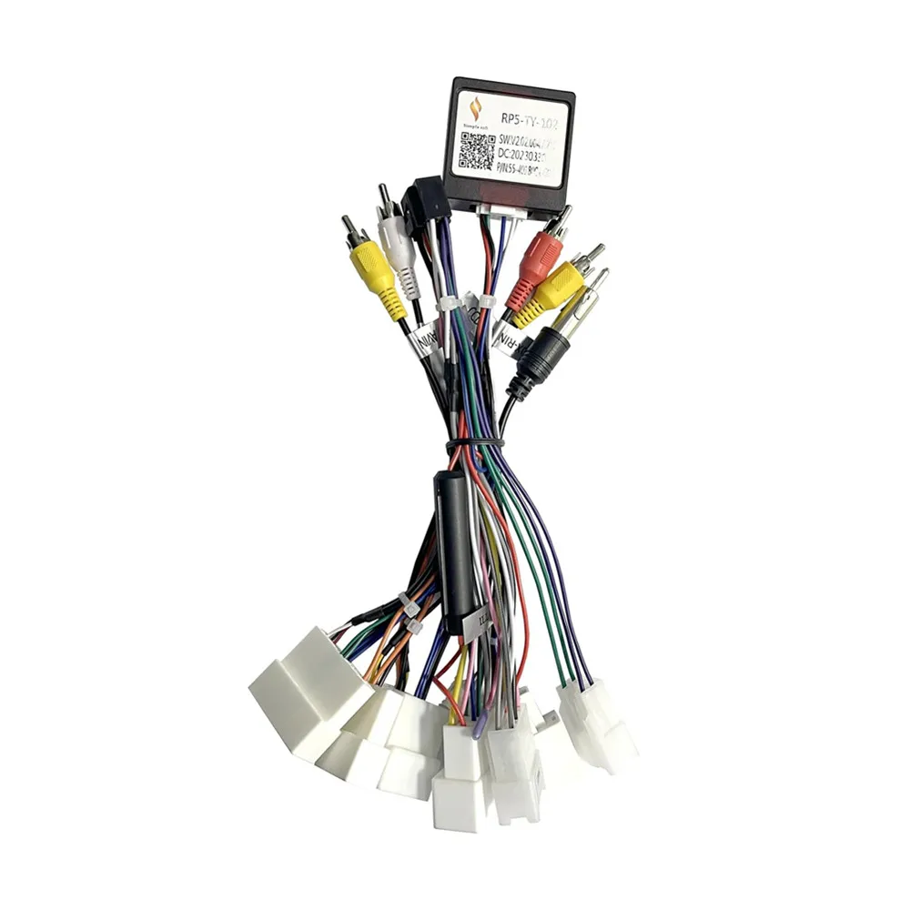 

JBL Adapter Harness Cable for JBL Amplifier System Car Stereo for Toyota Camry RAV4 Tundra with Android System Car Radio 16 PIN