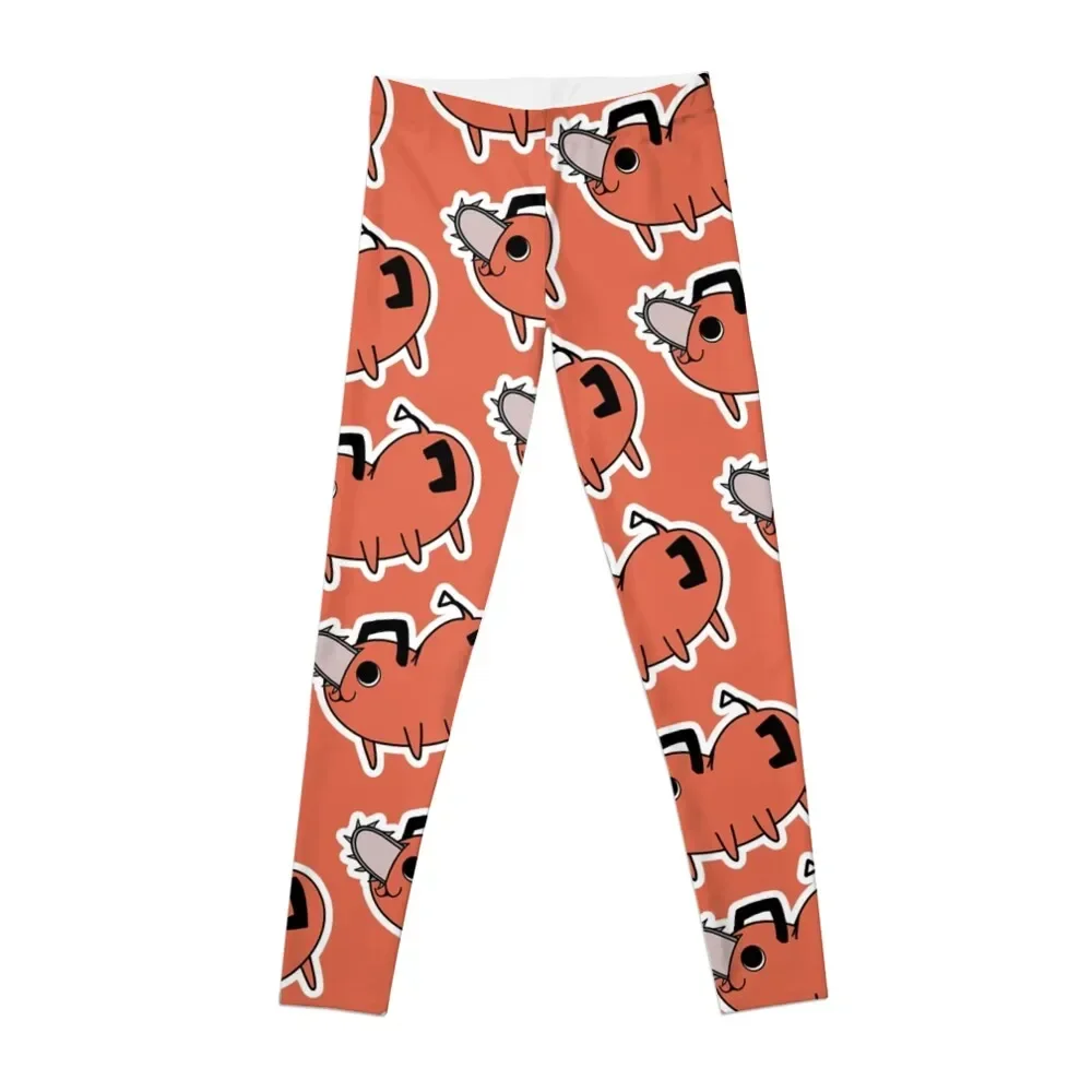 

I Love My Chainsaw Man | Pochita Leggings gym womans jogging pants Fitness clothing Womens Leggings