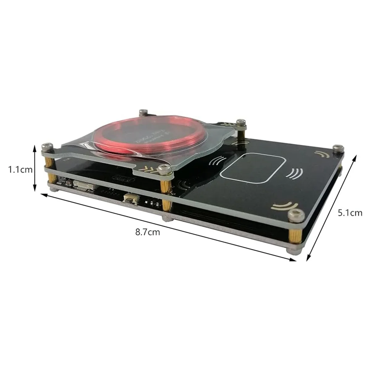 

ABNP Модернизированный 512k Proxmark3 Easy V3.0 RDV4 ID памяти M1 IC Встроенный считыватель RFID-карт Встроенный декодер дешифрования антенны