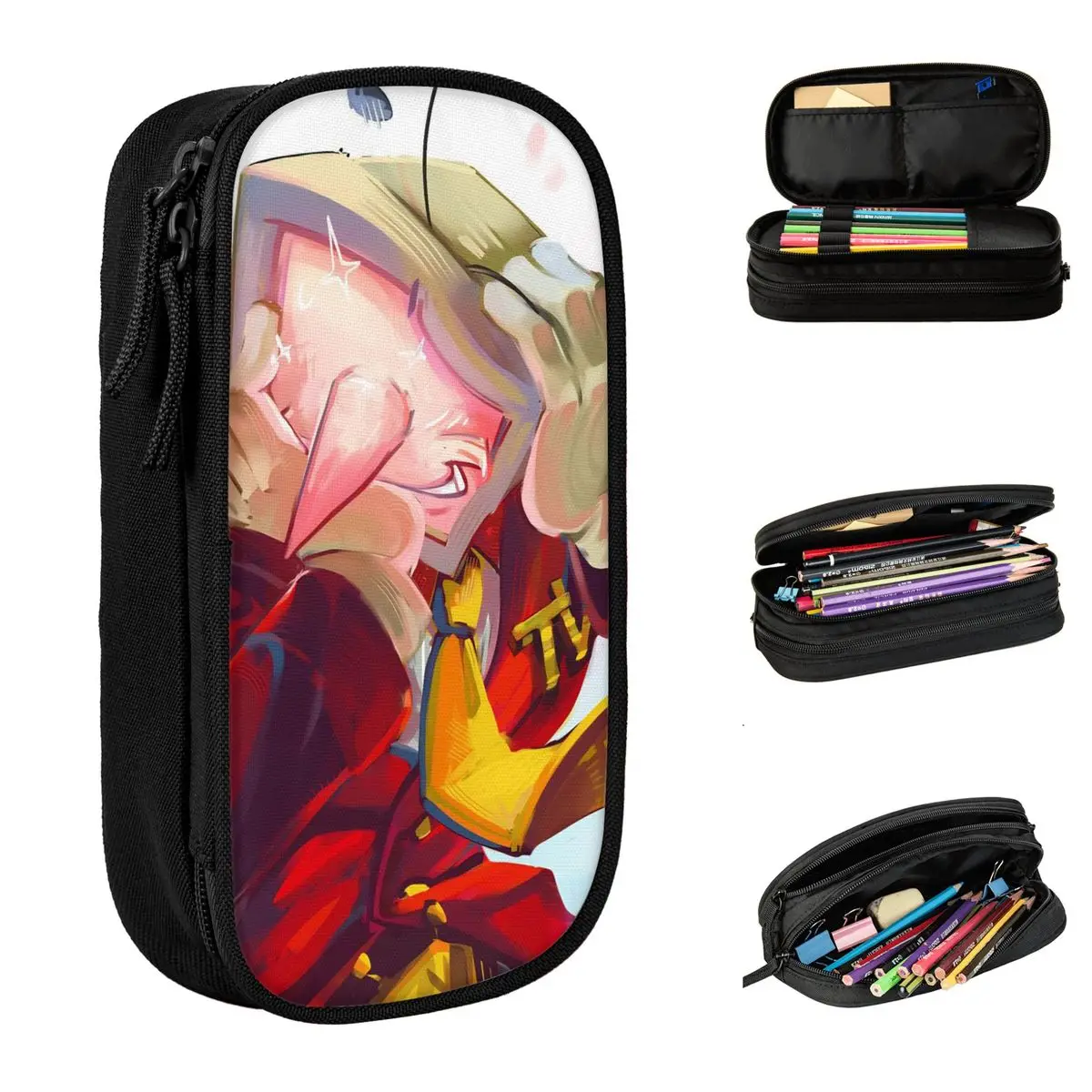 

Tenna TV Deltarune игровой пенал забавная коробка для ручек пеналы для девочек и мальчиков большая емкость для студентов школьный подарок пеналы