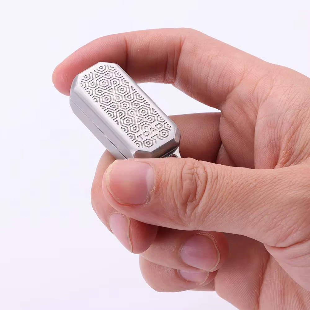 EDC أداة منزلق بأطراف الأصابع من الفولاذ المقاوم للصدأ أداة ADHD ألعاب حسية لتخفيف التوتر لعبة تململ سبينر