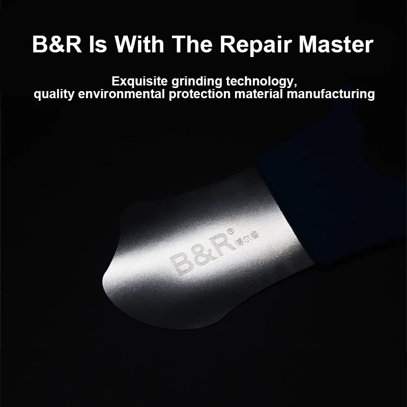 B&R SM-01 Stainless Steel Ultra Thin Pry Repair and Disassembly Tool and Protective Sleeve Curved LCD Screen Spudger Open Tool