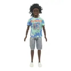 Hot Sale Black Doll Men Male Figures Kids Toys Fast Shipping Items For Girl Boy Friend DIY Pretend Play Game Birthday Present