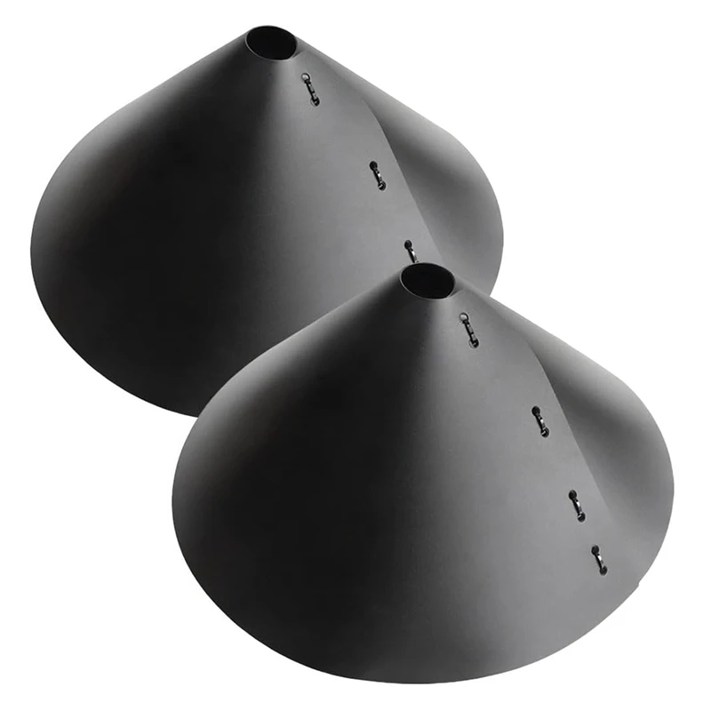 2Pack 18Inch Large Wrap Around Squirrel Baffle For Outdoor Hanging Bird Feeders And Poles