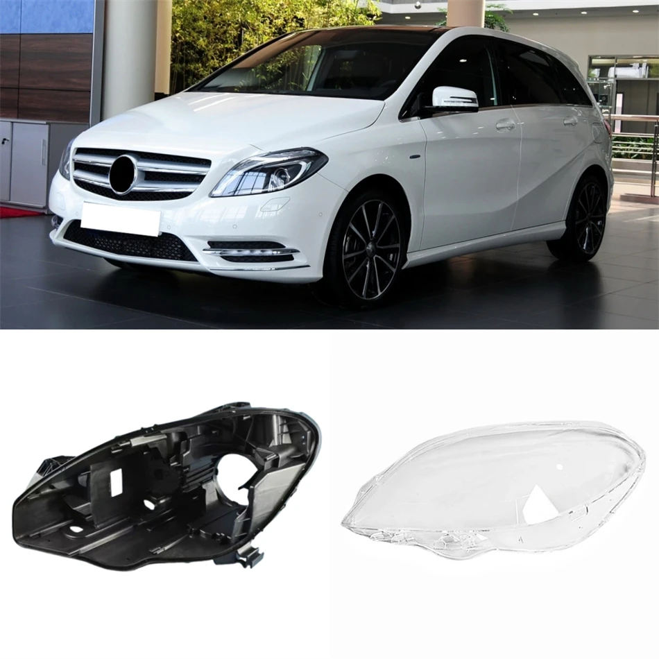 

For Mercedes Benz B Class W246 2012 2013 2014 2015 B180 B200 Car Accesorries Base Head Lamp Shell Lamp Holder Headlights Glass