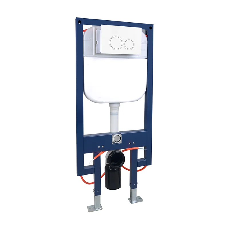 Water Saving Plastic Concealed Toilet Carrier Frame Dual-flush Concealed Toilet Cistern Tank