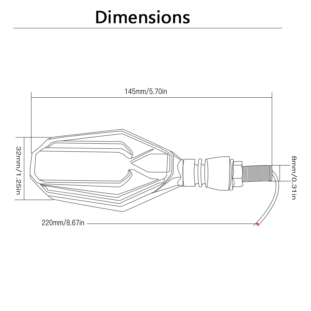 For Honda XRV750 L-Y Africa Twin XL1000 VARADERO /XL1000V VARADERO Motorcycle Led Turn Signal Light Indicators Blinker Light