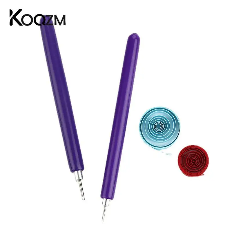 5Pcs/Set Quilling Paper Pen Scrapbooking Craft Origami Handle Slotted Structure Practical Quilled Tool Student Supplies