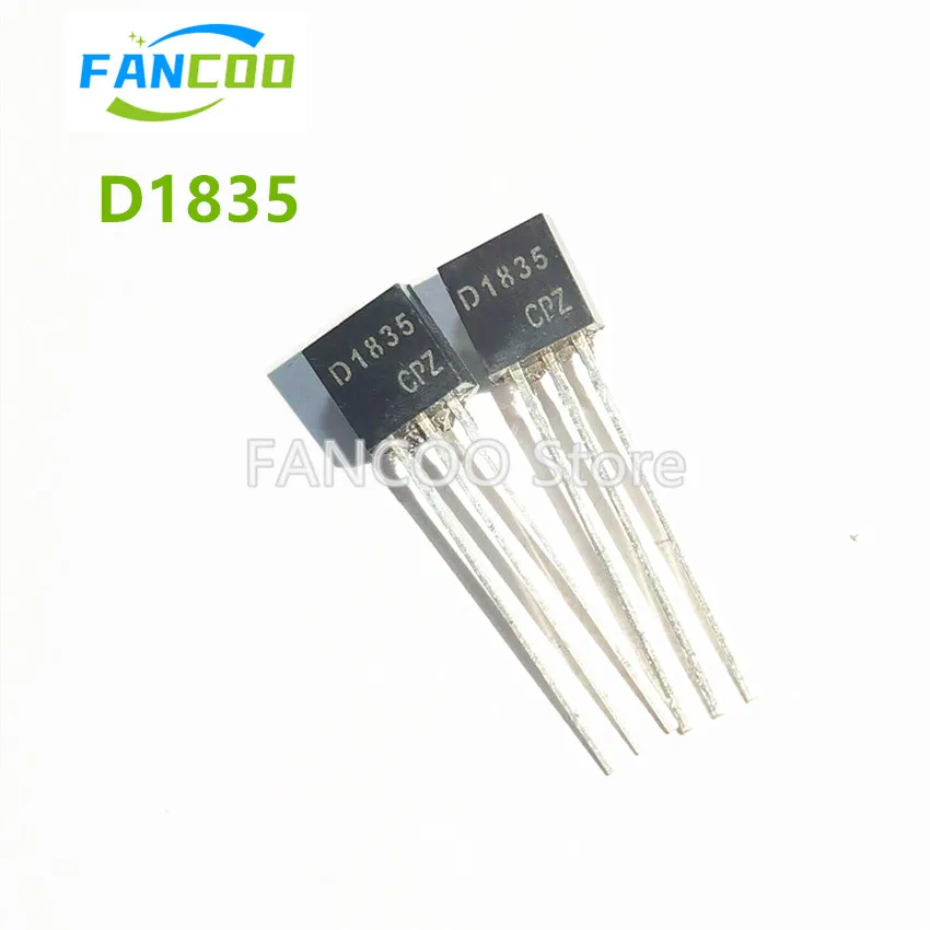 10PCS D1835 2SD1835 NEU HERGESTELLT IN CHINA HEF 200-400 TO-92 Transistoren Kupferfuß