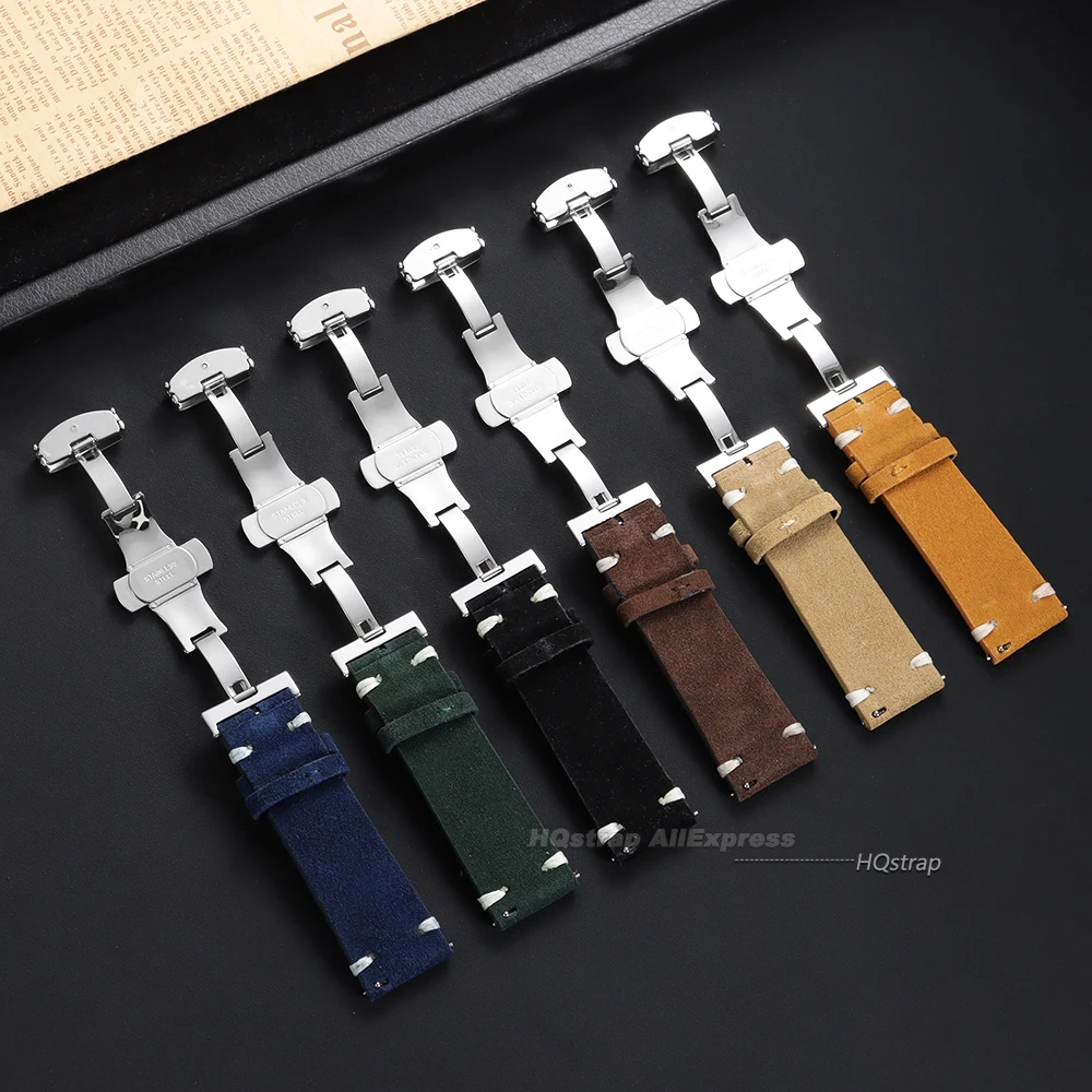 Zamszowy pasek do zegarka 18mm – Suede Strap Watch recenzja i cena