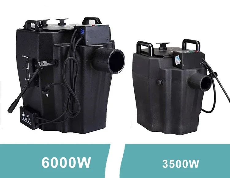 Factory  direct  sale High Power 3500W Dry Ice Fog Machine grand low fog machine for stage light effect