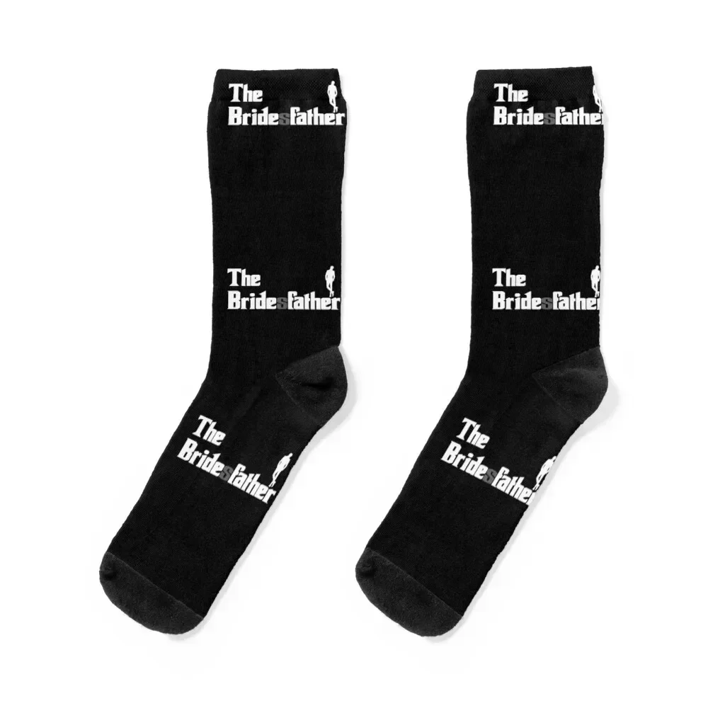 The Bridesfather - Father of the Bride Socks funny sock custom sports floral Hiking boots Socks Male Women's