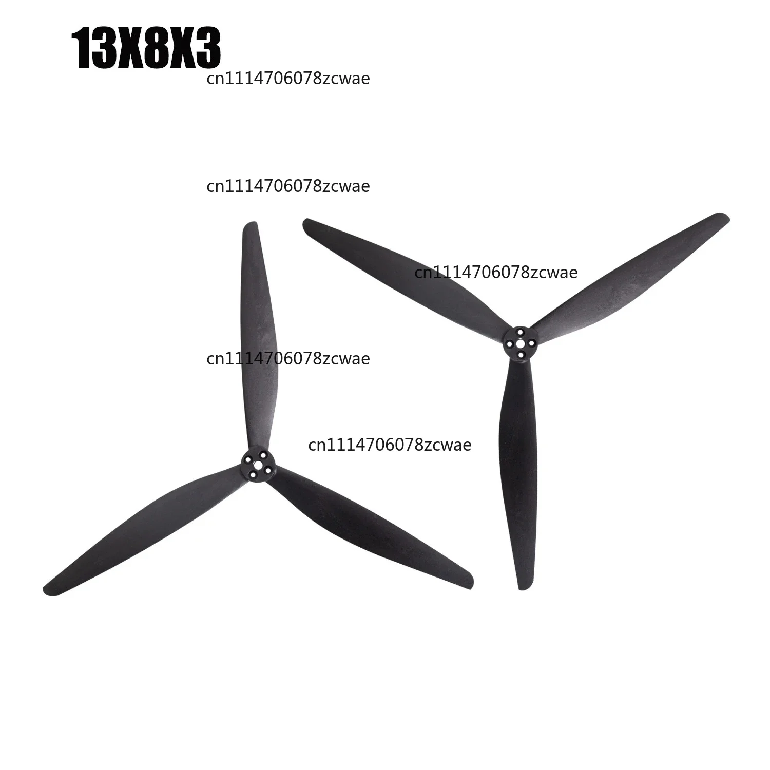 13X8X3 1308-3 Glass Fiber Nylon Propellers CW CCW for 4110 Motor 13 inch Freestyle FPV Drone RC Parts