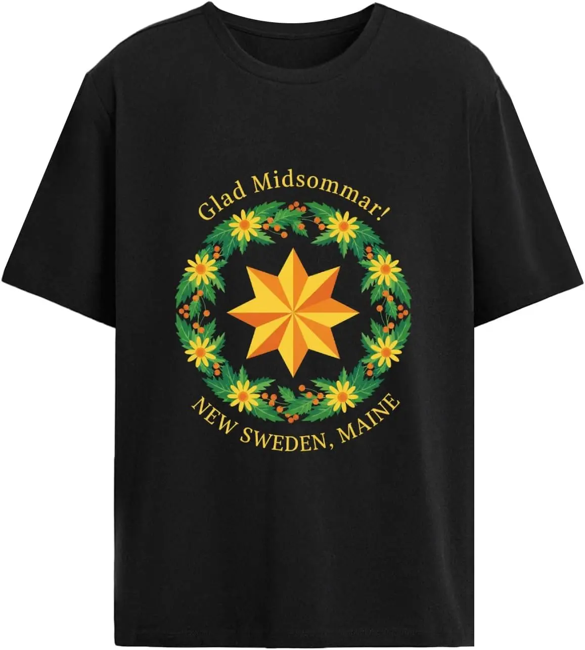Midsommar Barn Quilt Design t-Shirts for Womens Popular