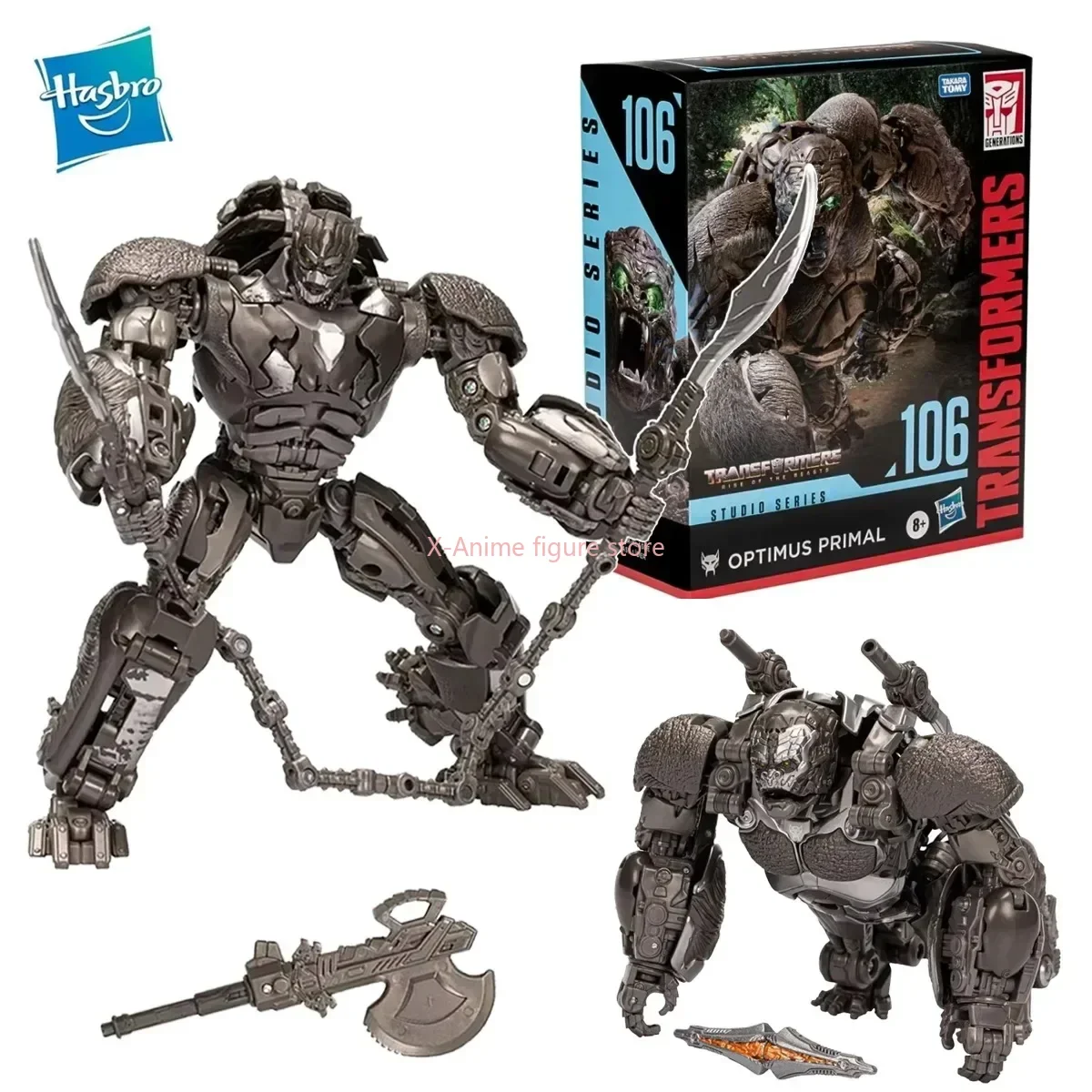 متوفر في المخزون هاسبرو تحويل صعود الوحوش SS106 أوبتيموس برايمال ليدر ستوديو سلسلة نموذج عمل أرقام ألعاب روبوتية هواية