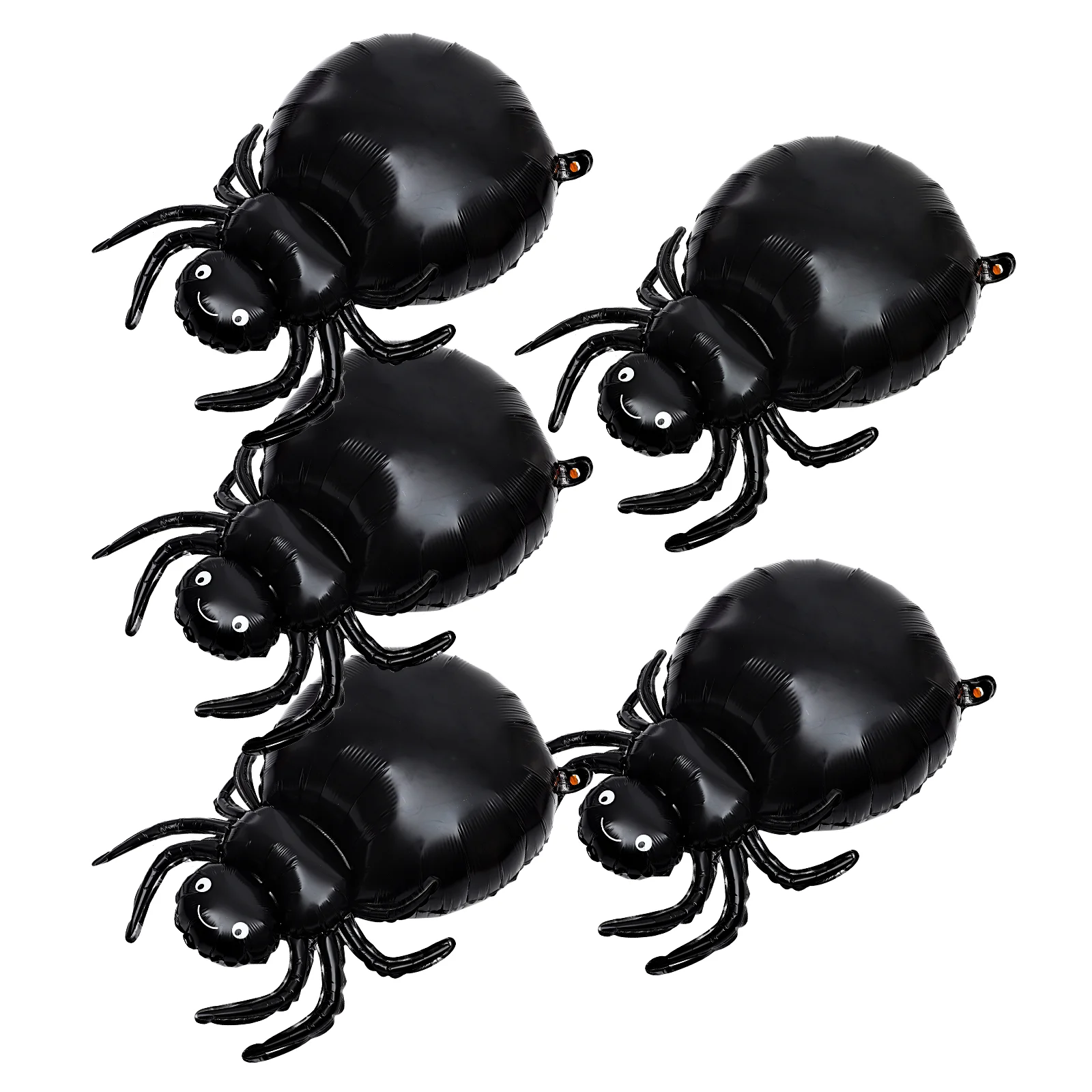 Black Balloons Spider Aluminum Film Kids Toy Scary Halloween Props for Photoshoot Child Decorate