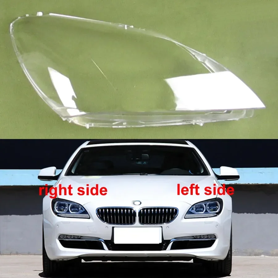 

For BMW 6 Series F06 F12 M6 630 640 650 2010-2017 Front Headlight Shell Headlamp Transparent Lampshade Cover Lens Plexiglass