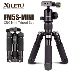 XILETU Table Camera Tripod Portable Mini Travel Stand Cell Phone Tripod for iPhone Samsung Huawei Xiaomi SLR Camera Video vlog