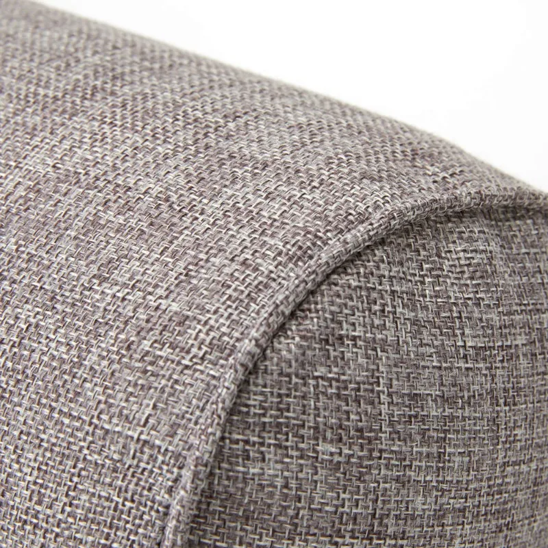 Cotton Linen Candy Pillow Cylindrical Waist Support Removable Washable Bedside Sofa Cushion