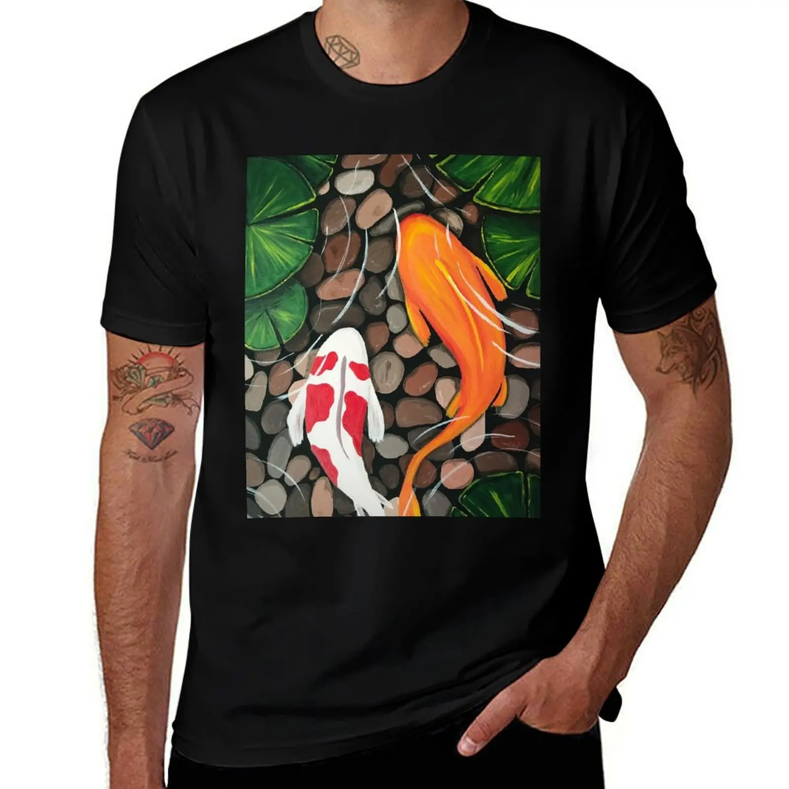 The Koi Pond T-Shirt summer clothes new edition clothes for men