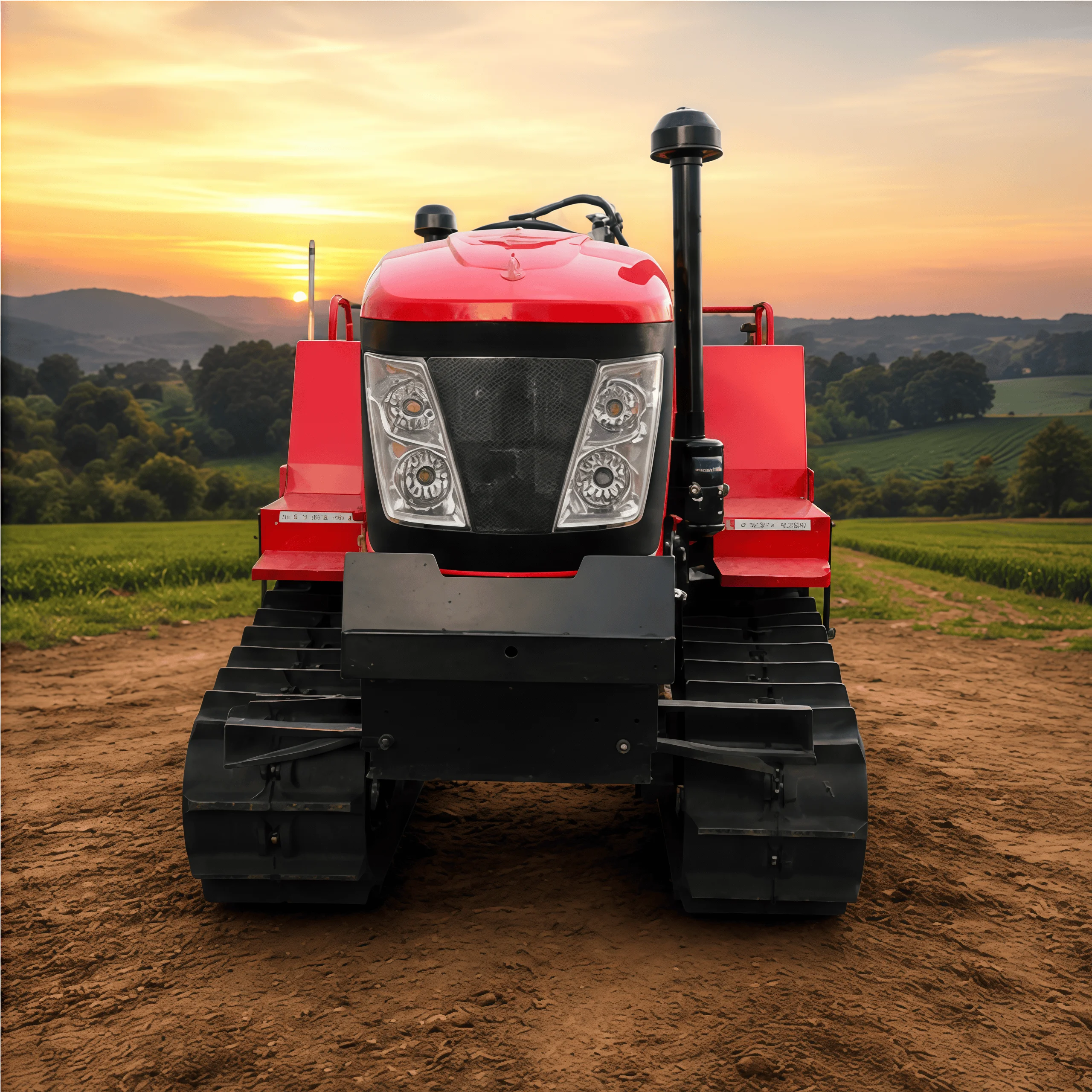 Tracteur agricole sur chenille - Agriculture Farming Services avis et prix
