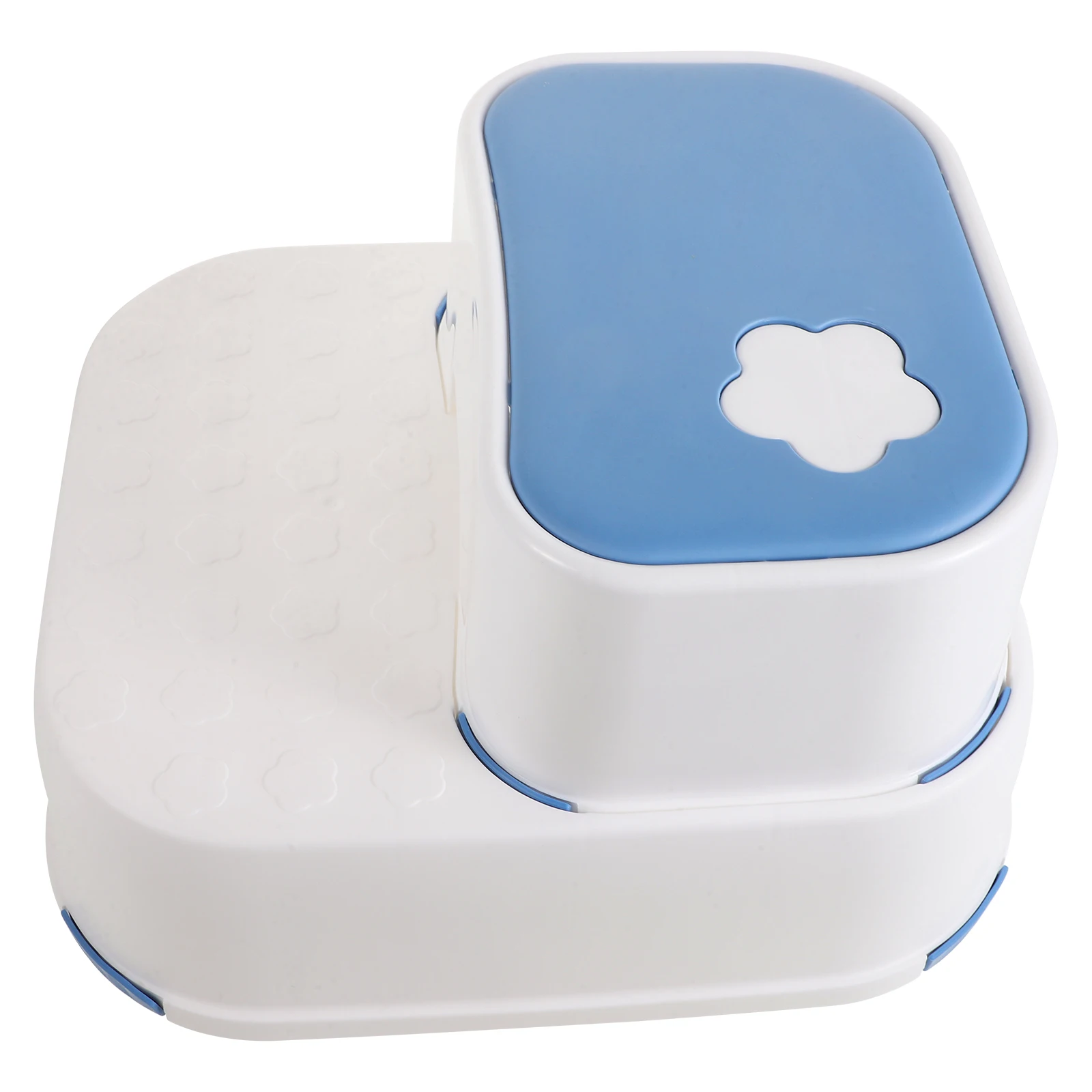 

Dual Layer Step Stool Childrens Plastic Footstool Kids Bathroom Sink Kitchen Nonslip Toddler Tower Helper Sturdy Safety Design