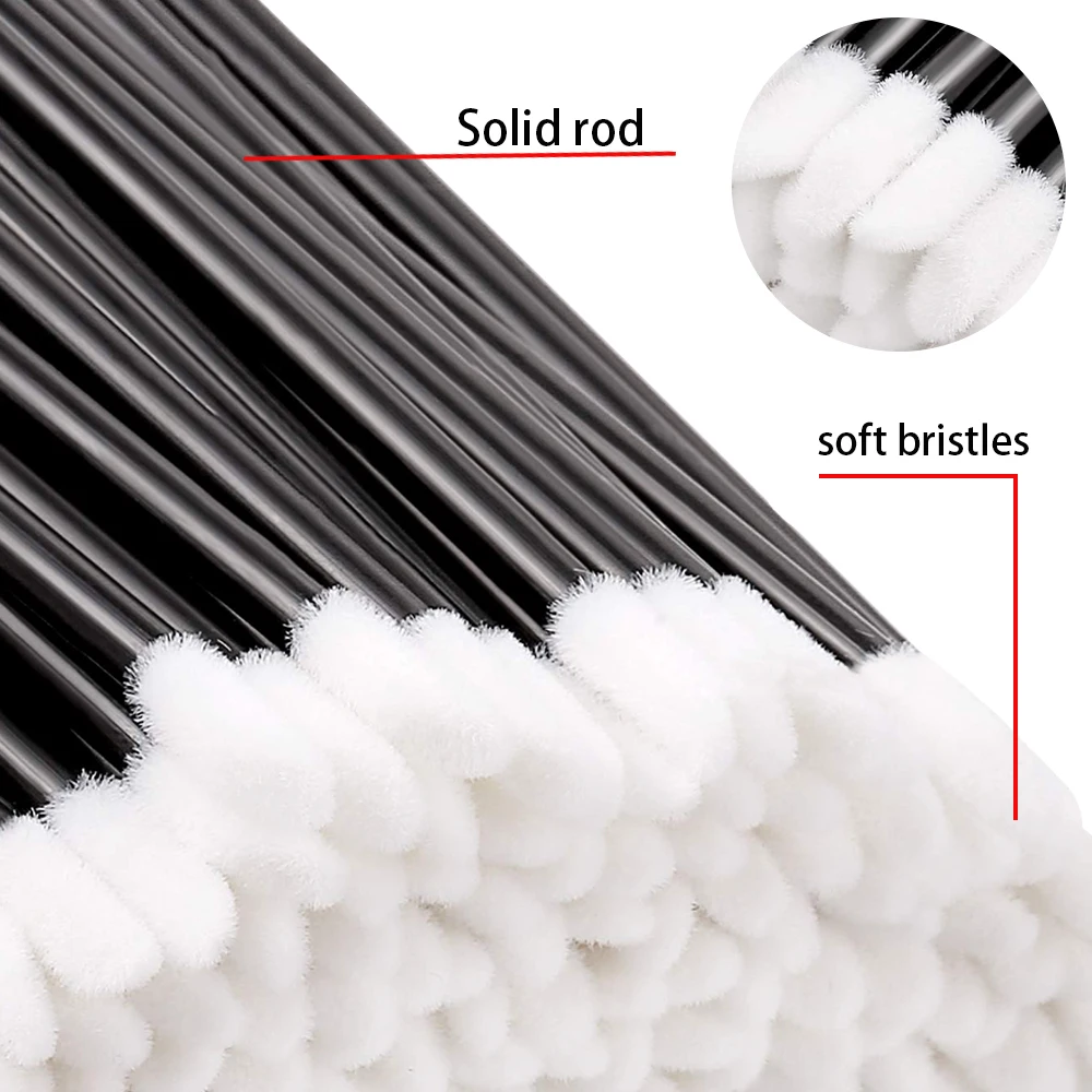 Groothandel 50/300 Stuks Wegwerp Lip Borstels Wimper Borstel Lipgloss Applicators Voor Lippenstift Wands Make-Up Beauty Tool