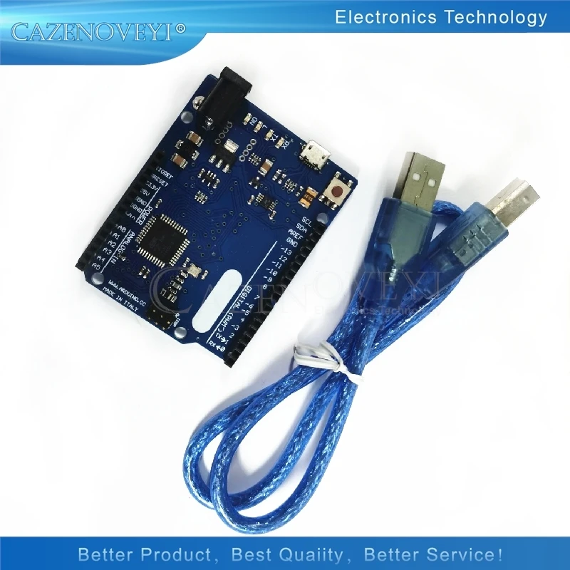 Leonardo Atmega32u4 R3 Microcontrollore Scheda di Sviluppo con Il Cavo Usb Compatibile per For Arduino Fai da Te Starter Kit