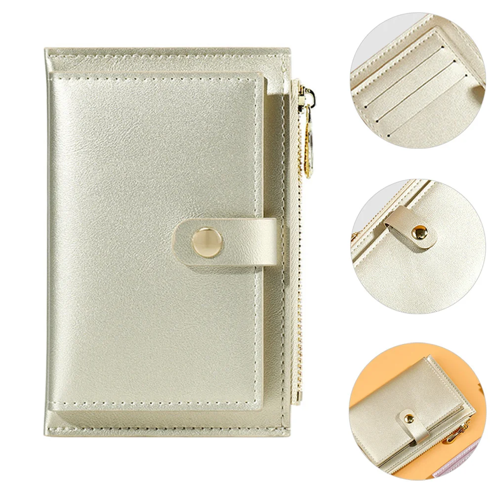 

1Pcs Multi Card Coin Purse PU Zipper Wallet Women Credit Card Holder Cash Organizer Travel Gift Coin Wallet