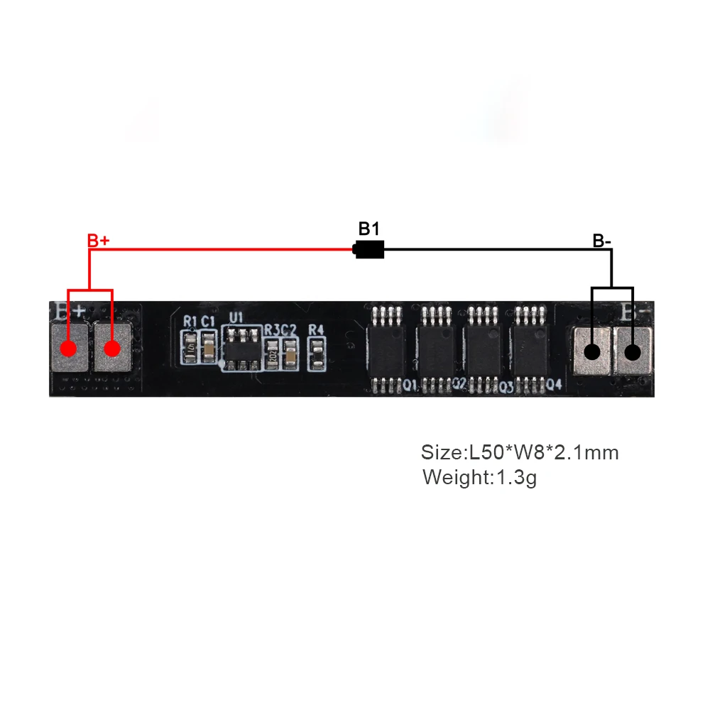 

LWS Высокое качество 1S 5A 8A 3,2 В 3,7 В печатная плата BMS защитная плата lifepo4 18650 аккумулятор BMS с 10k 100k NTC