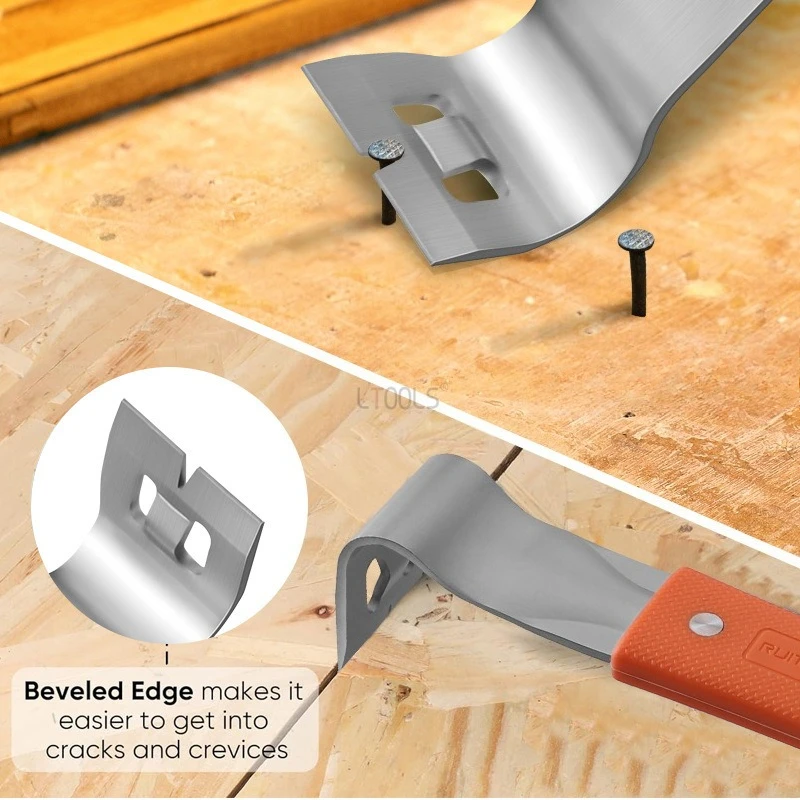 

Монтировка из нержавеющей стали с шестигранным гнездом M4-M6 и угловой головкой для гаечного ключа, для поддевания, подъема и выдергивания гвоздей