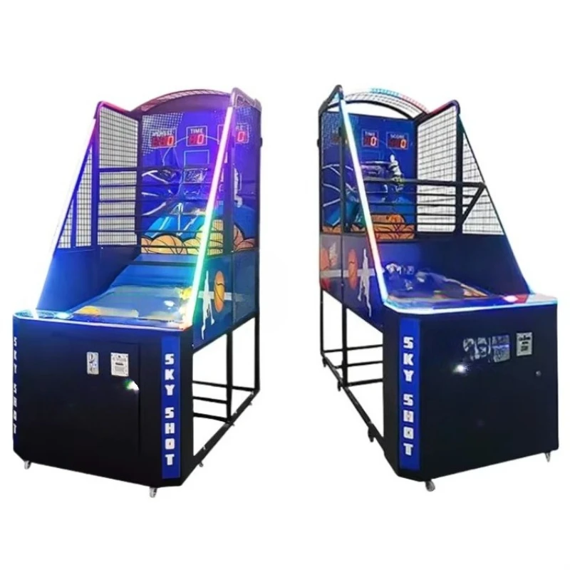 Basketball Arcade Machine Coin Operated Electronic Commercial Sports Shooting Game for Amusement Park