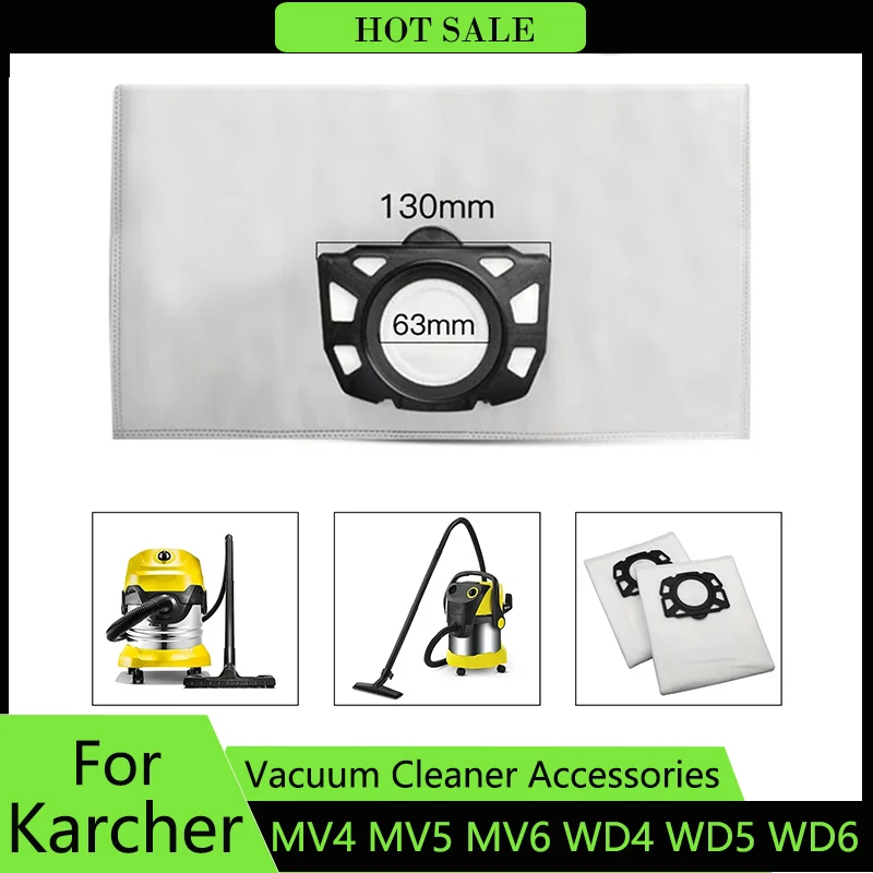 Worek na kurz do Karcher MV4 MV5 MV6 WD4 WD5 WD6 odkurzacze pojemnik na kurz wymiana części zamiennych