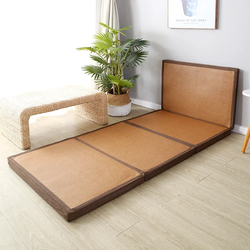 

Japanese Style Tatami Floor Mat Thickened Folding Balcony Mattress Double-sided Nap Mat Suitable for All Seasons Sleeping Pad