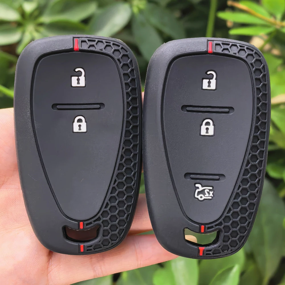 Key Cover Caps For Chevrolet Onix 2023 Bolt EV Equinox Cruze Malibu Camaro Volt 2/3/4/5/ Buttons Silicone Car Key Case view 2