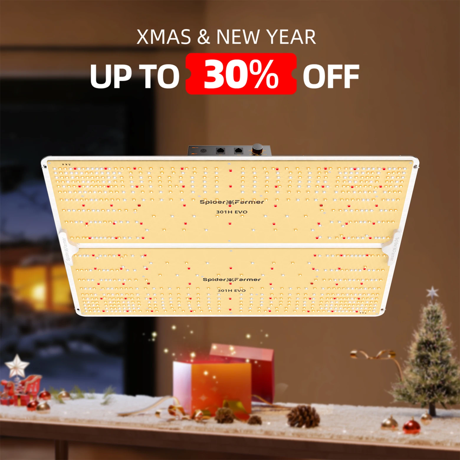 

Spider Farmer SF4000EVO LED Grow Light 450W Full Spectrum Dimmable Driver for Plants Indoor, Smart GGS Compatible