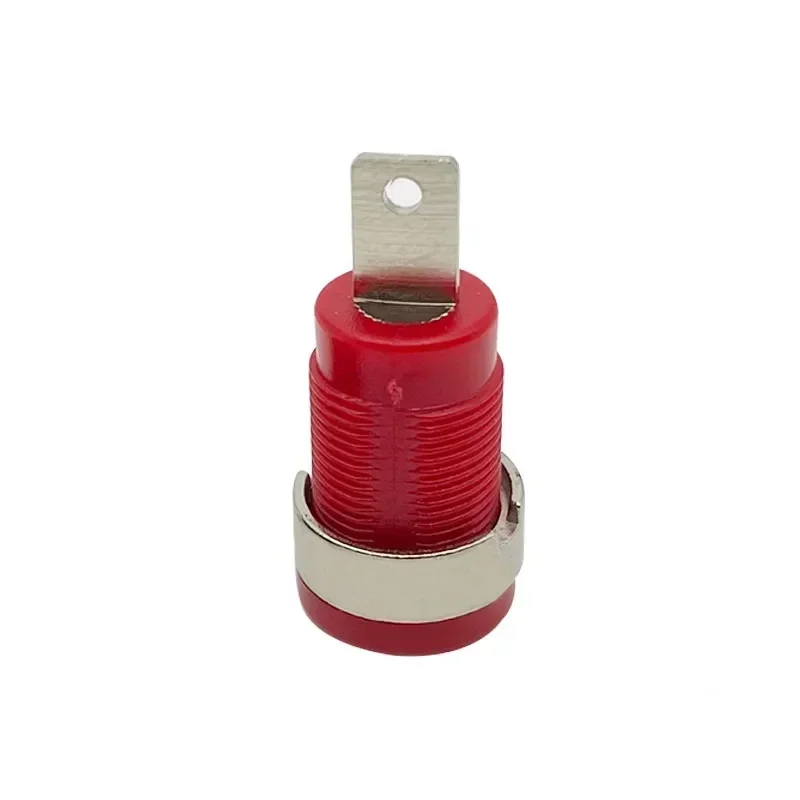 4mm Banana Socket Binding Post Banana Plug Jack Electrical Connector DIY Tools Parts JT6090 Panel Mount Adapter Insulated Safety