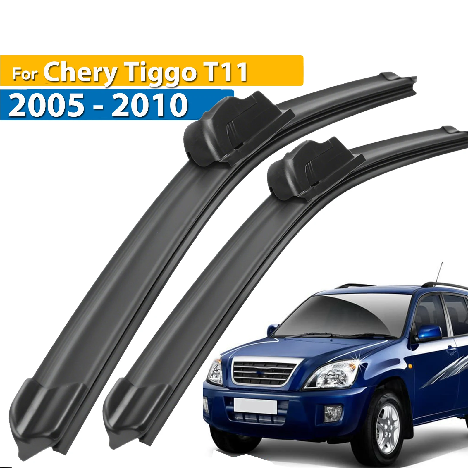 

Erick's Wiper LHD Front Wiper Blades For Chery Tiggo T11 2005 - 2010 Windshield Windscreen Clean Window Car Rain Brushes 24"+19"