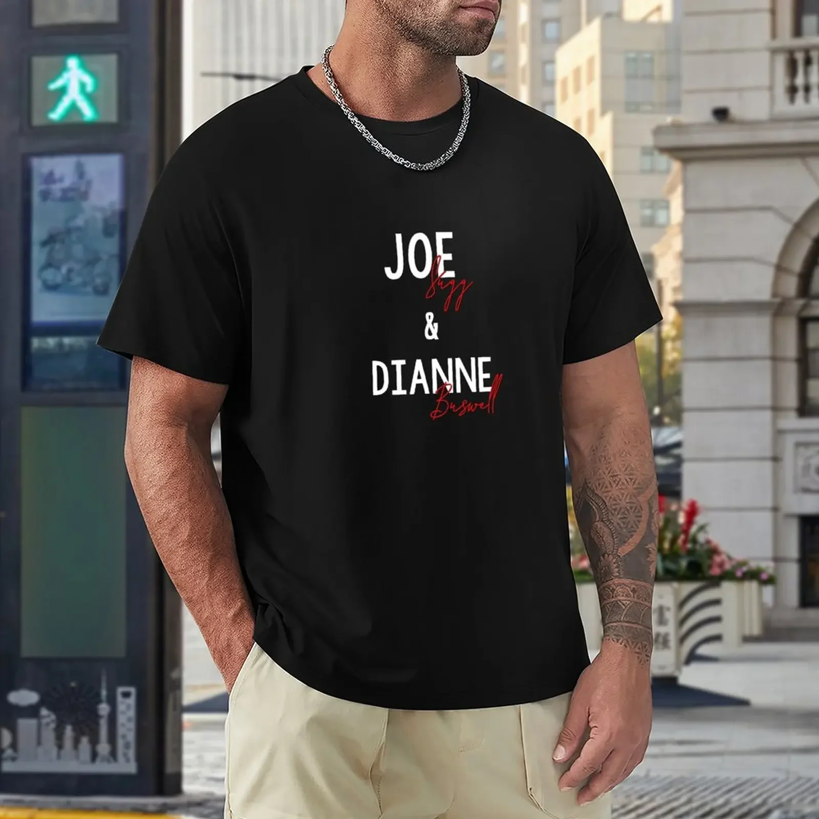 joe & dianne T-Shirt oversized graphic tee boys animal print luxury clothes men