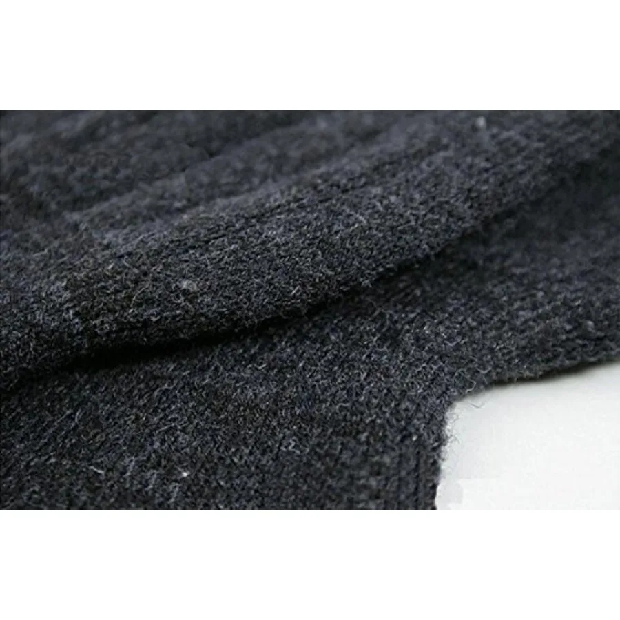 Ginocchiera unisex invernale calda addensata in lana di cashmere, cuscinetti di supporto, scaldamuscoli, maniche sottili al ginocchio per uomini e donne, sport e Dai