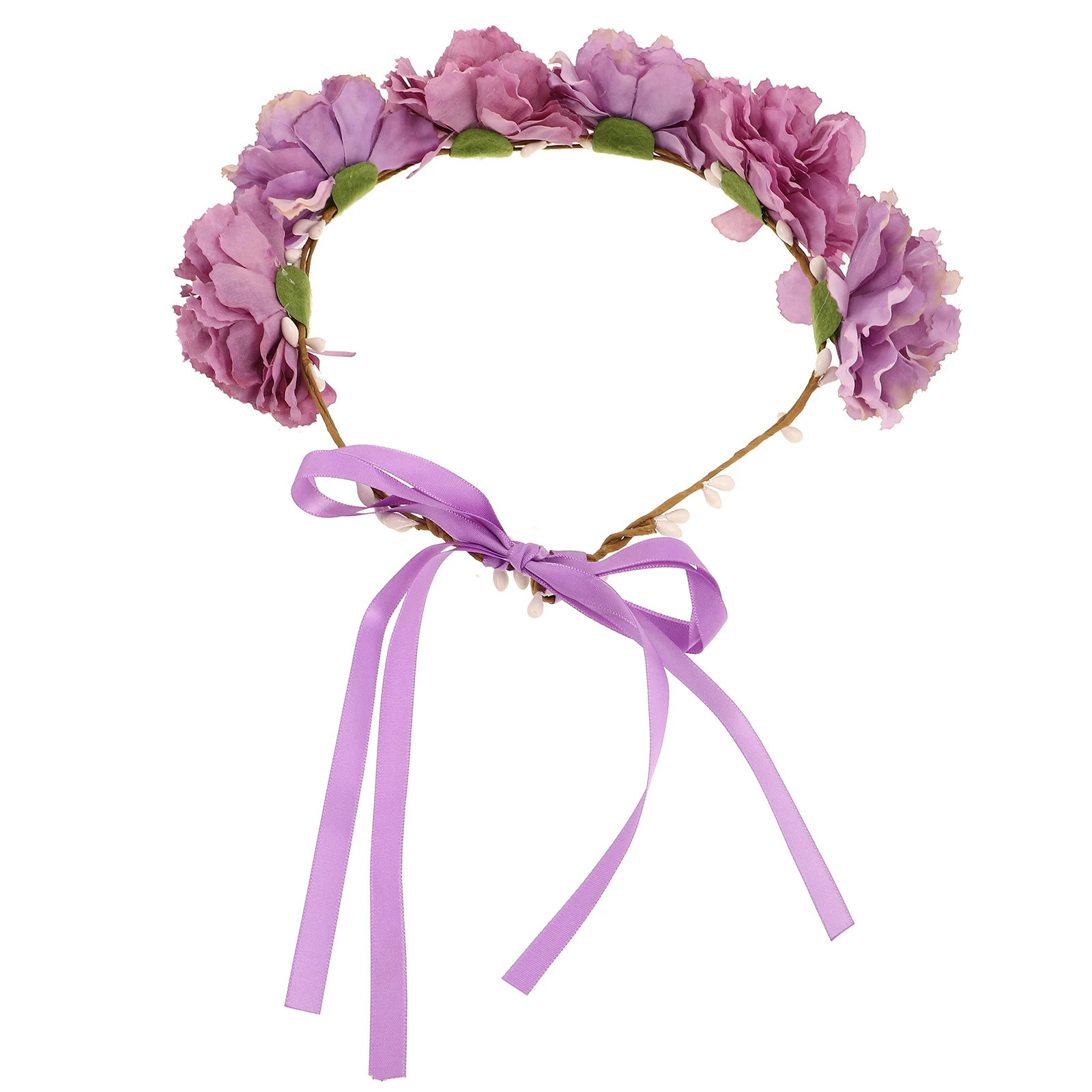 

Bohemian Style Floral Headband For Women Wide Comfortable Fabric Fashion Hair Hoop Party Wedding Photo Prop Decoration Headbands