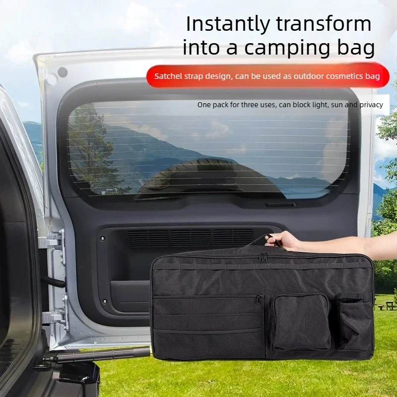 

Trunk Rear Door Window Bag Window Storage Hanging Bag Storage Bag Modification Car Accessories Interior For Chery ICAUR V27