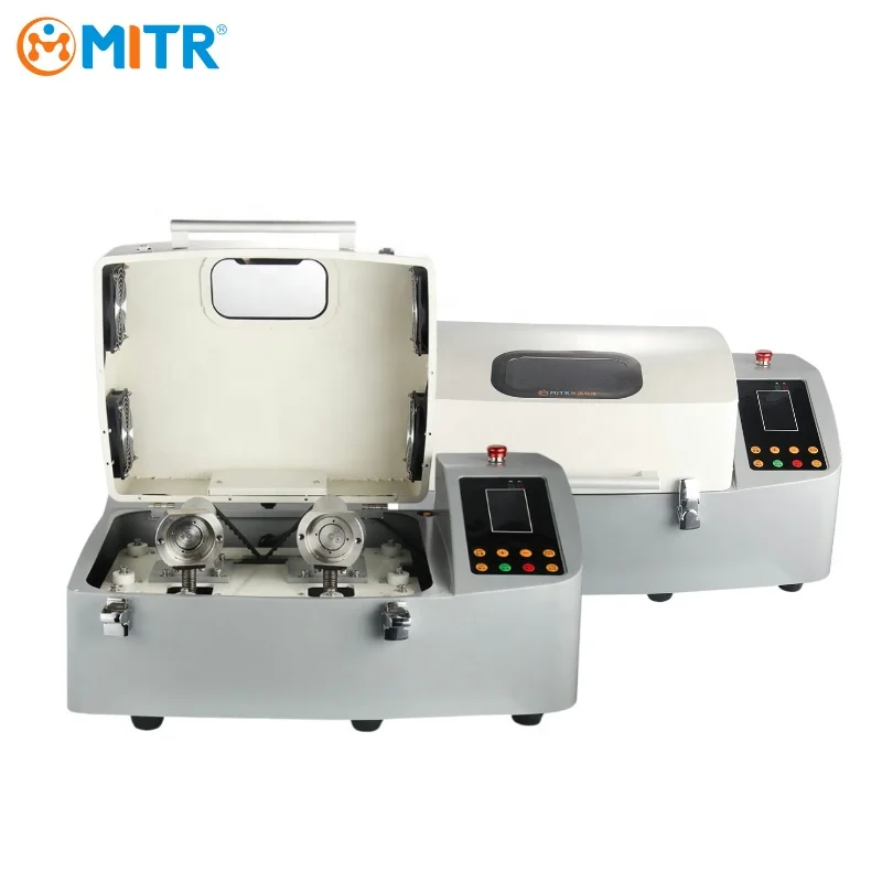 Dry Wet Atmosphere Grinding Lab Ball Mill Experimental 3D Vibrating Ball Mill With 2 Nylon Stainless Steel Jars