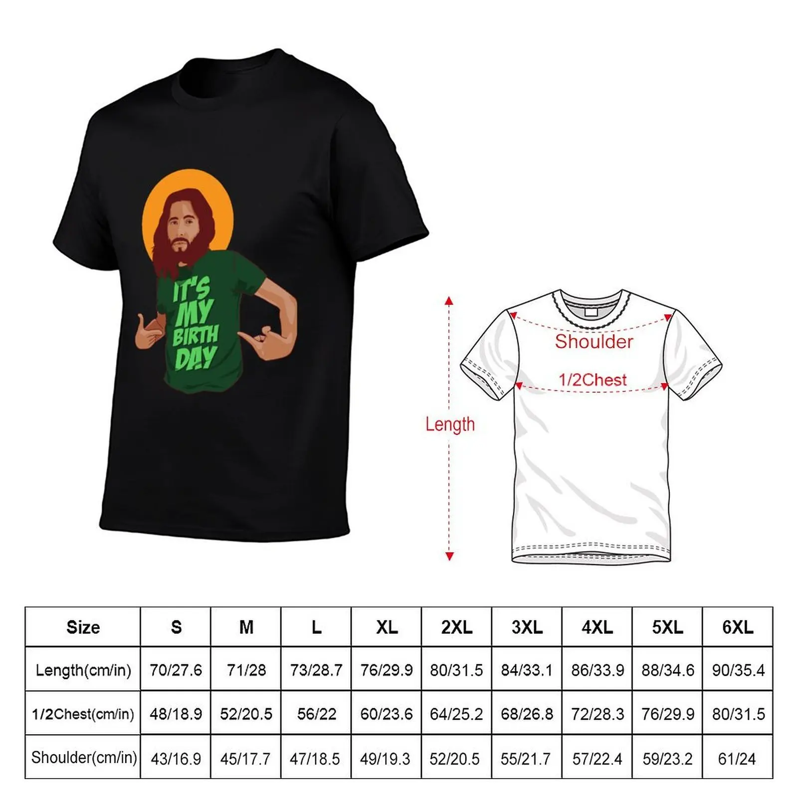 Funny Jesus Humor Christmas Birthday Christian Catholic Holidays T-Shirt vintage t shirts anime plain black t shirts men