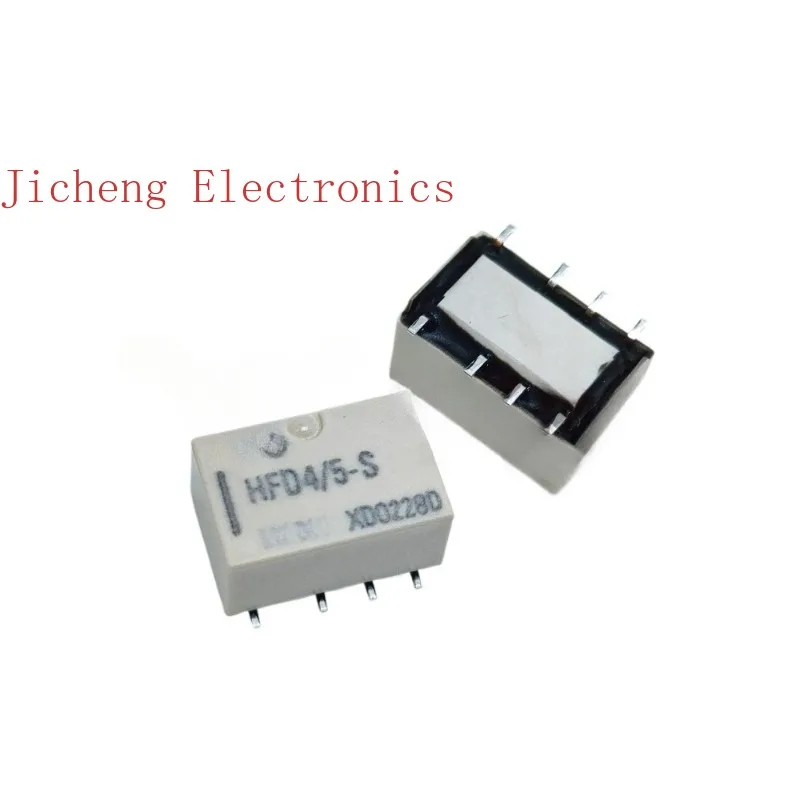 

10PCS HFD4/5-SR 5VDC signal relay with two open and closed 2A8 pins, the patch is br new original in stock.