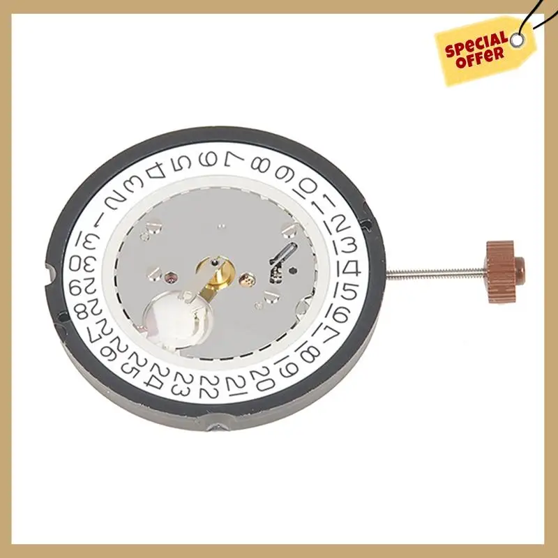 안정적인 성능-515 무브먼트 교체 쿼츠 시계 무브먼트 크로노그래프 시계 부품 Ronda 515 무브먼트(크라운 3)