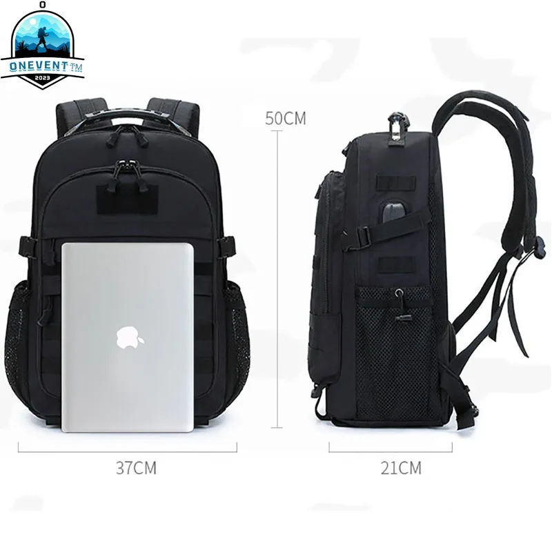 

Tactical Rucksack for Men Hiking Camping Hunting Bags Outdoor Sports Travel Bag Male Large Capacity Waterproof Backpack