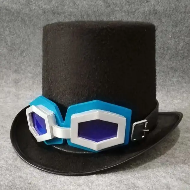 

Hot Anime Sabo Felt Cap Goggles Formal Hat Cosplay Prop for Halloween Christmas Party Masquerade Shows Accessory