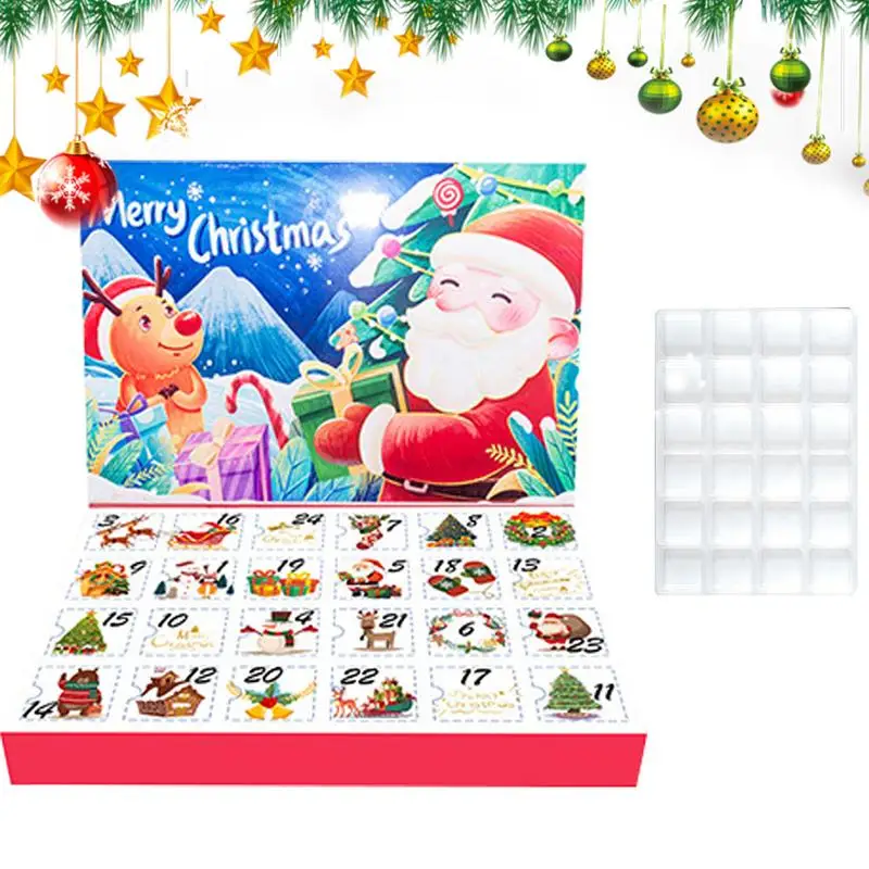 

Refillable Christmas Advent Calendar Christmas Box Tear-off Advent Calendar For Christmas Countdown Calendar For Table Desk